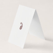 赤い点 名刺 (正面)