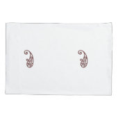 赤い点 枕カバー (裏面)