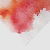 赤い点、水彩画の抽象的な手塗り 薄葉紙 (詳細)