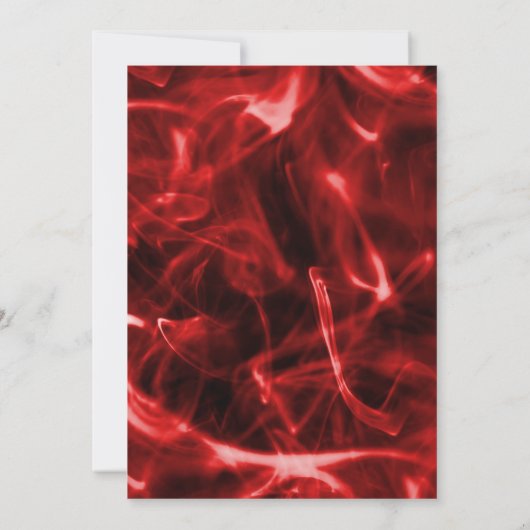 赤い煙結婚(R) 招待状 (裏面)