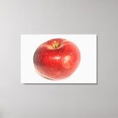 赤い熟したリンゴ図解入りの、写真付きのアート キャンバスプリント (正面)