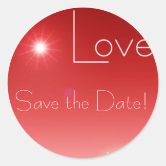 赤い熱い愛 ラウンドシール