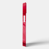 赤い熱い渦巻きパーソナライズされた Case-Mate iPhoneケース (裏面 / 右)