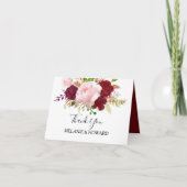 赤い熱帯とロマンチックなサンキューカード サンキューカード (正面)