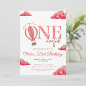 赤い熱気球は彼女のonederful誕生日 招待状 (スタンド正面)