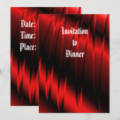 赤い爪 招待状 (正面/裏面)