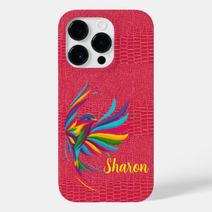 赤い爬虫類皮膚iPhone / iPadケース Case-Mate iPhone 14 Proケース