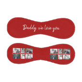 赤い父と子供と家族のパパ6写真 野球ボール (パネル)