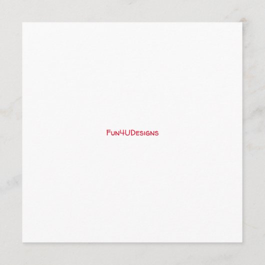 赤い牛の黒板メニュー メニュー (裏面)