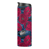 赤い牡丹の熱タンブラーの中のレンチ タンブラー (回転右)