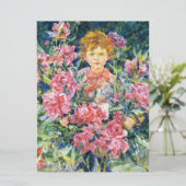 赤い牡丹の花を持つ少年（ロバート・レイド） カード (スタンド正面)