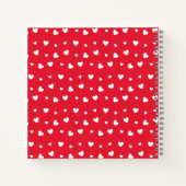 赤い牡丹 ノートブック (裏面)