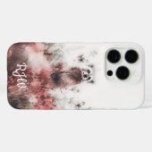 赤い牧草地のアライグマ Case-Mate iPhoneケース (裏面 (横))