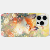 赤い狐の草原の隠れ家 Case-Mate iPhoneケース (裏面 (横))