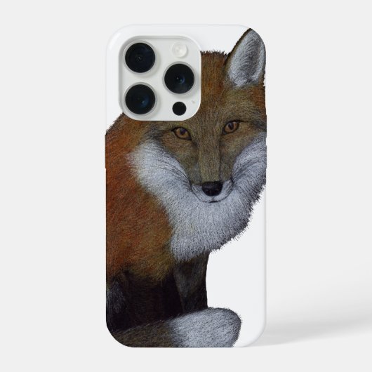 赤い狐 iPhoneケース (裏面)