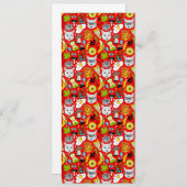 赤い猫と卵 セーブザデート (正面/裏面)