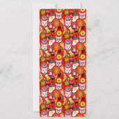 赤い猫と卵 セーブザデート (正面)