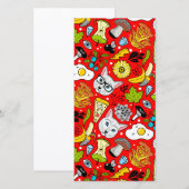 赤い猫と卵 セーブザデート (正面/裏面)