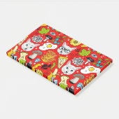 赤い猫と卵 ポストイット (アングル)