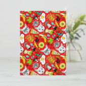 赤い猫と卵 案内状 (スタンド正面)