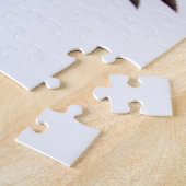 赤い猫背のタカが飛んでいる ジグソーパズル (側面)