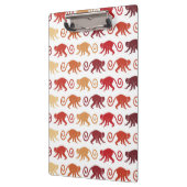 赤い猿パターン クリップボード (左)