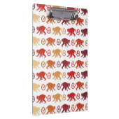 赤い猿パターン クリップボード (右)