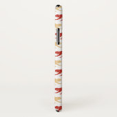 赤い猿パターン Case-Mate iPhoneケース (裏面/右)