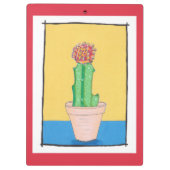 赤い玉がポットに予測できな入パーソナライズされたる クリップボード (裏面)