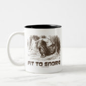 赤い王いびく眠る不思議の国を奪うのに適している ツートーンマグカップ (左)