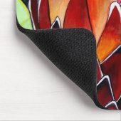 赤い王プロテアの花 マウスパッド (コーナー)