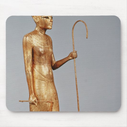 赤い王冠をの身に着けている王の小像 マウスパッド (正面)