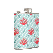 赤い珊瑚パターン1 フラスク (右)
