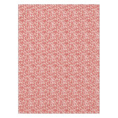 赤い珊瑚パターン2 テーブルクロス (正面)