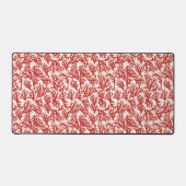 赤い珊瑚模様2 デスクマット (正面)