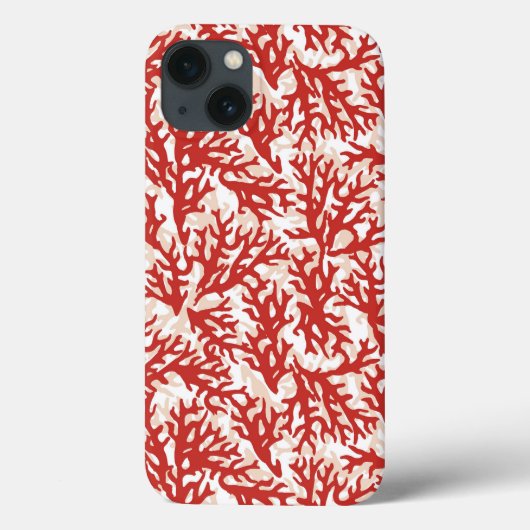 赤い珊瑚模様2 Case-Mate iPhoneケース (裏面)