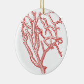 赤い珊瑚 セラミックオーナメント (右)