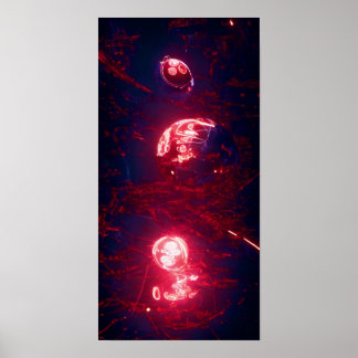 赤い球体56 - A.I. ポスター