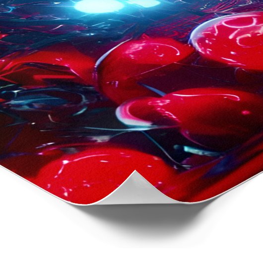 赤い球体58 - A.I. ポスター (角)