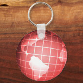 赤い球体 キーホルダー (正面)