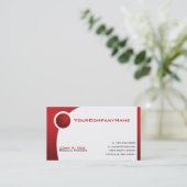 赤い球 名刺 (スタンド正面)