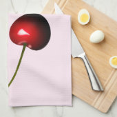 赤い甘いさくらんぼキッチンタオル – 色を選択 キッチンタオル (四つ折り)