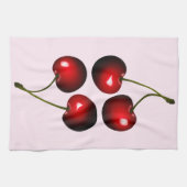 赤い甘いさくらんぼキッチンタオル – 色を選択 キッチンタオル (横)