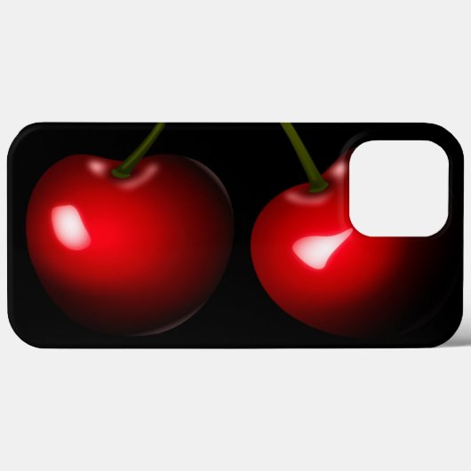 赤い甘いさくらんぼiPhoneケース – 色を選択 Case-Mate iPhoneケース (裏面 (横))