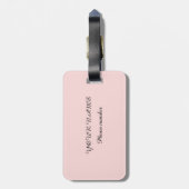 赤い甘いイチゴパーソナライズされた- ラゲッジタグ (裏面縦)