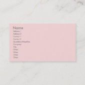 赤い甘いイチゴ – パーソナライズされた名刺 名刺 (裏面)