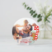 赤い甘いクリスマスジンジャーブレッド – キャンディーケーン – 奇数1ラウンド シーズンカード (スタンド正面)