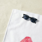 赤い甘いジューシーなスイカビーチタオル ビーチタオル (インサイチュ)