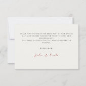 赤い甘い野生のイチゴの結婚花 (裏面)