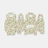 赤い甘い野生のイチゴの結婚花 フェイバーボックス (折り畳みなし)